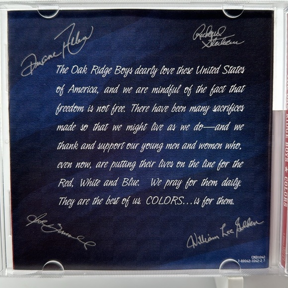 The Oak Ridge Boys - Colors on CD - Picture 5 of 5